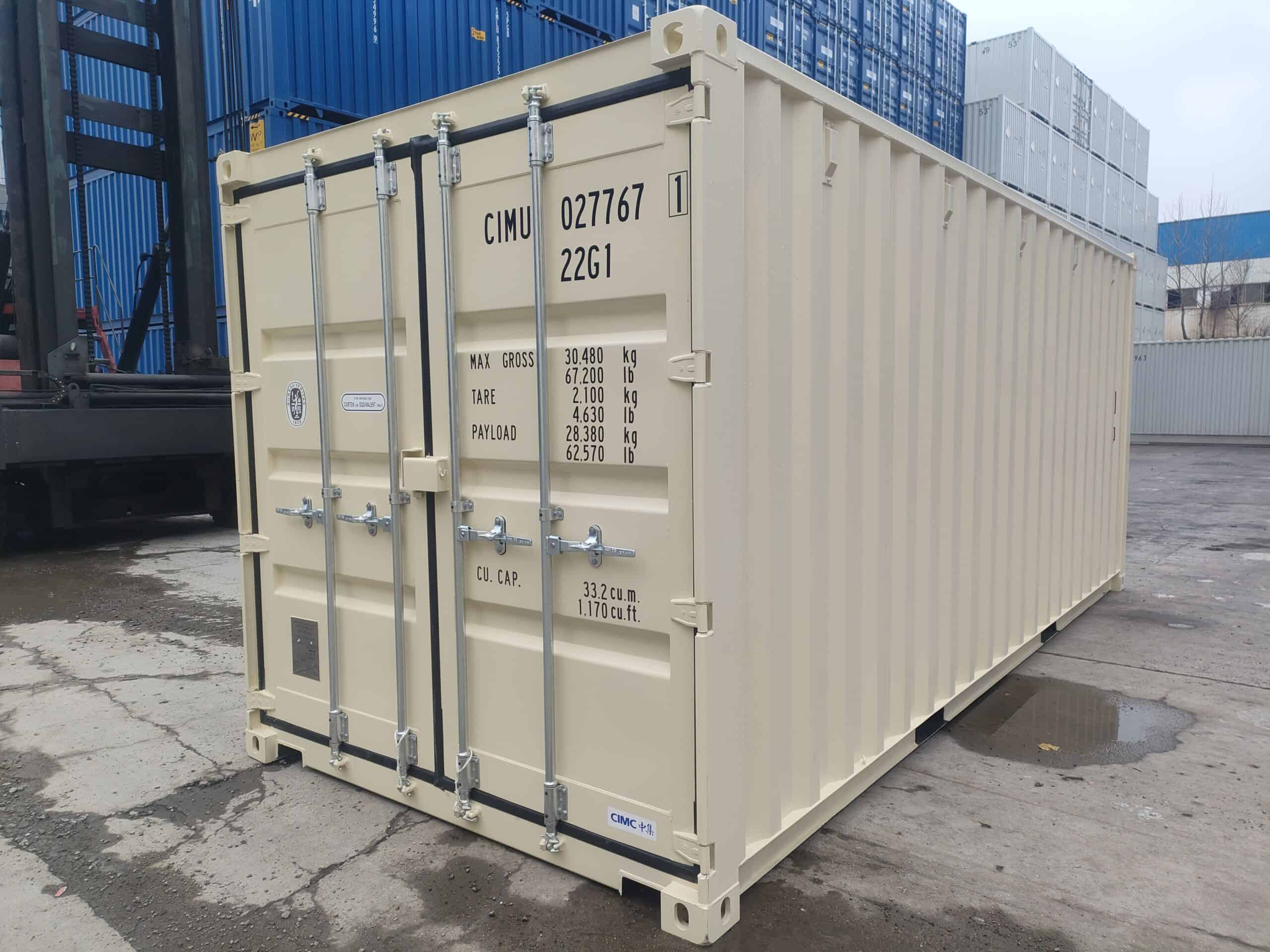 20ft container dimensions