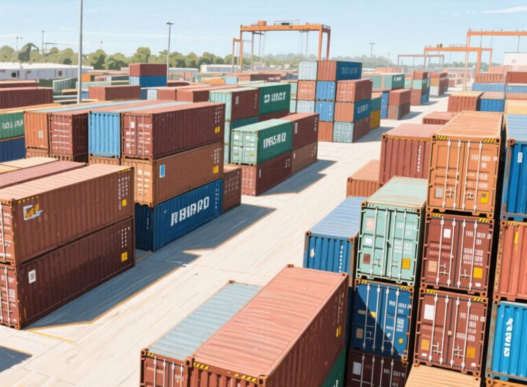Trusus Technology Container Yard - Professional shipping container supplier in China