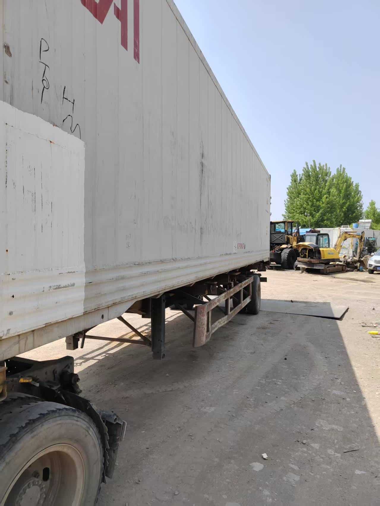 Container foundation system diagram