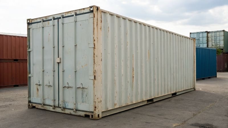 20-foot shipping container