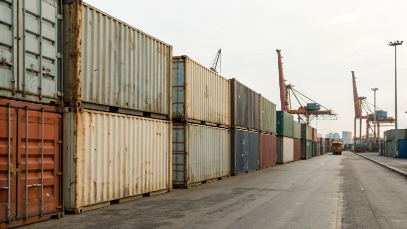 used shipping container price