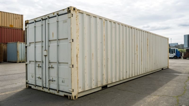 resale value 40ft container