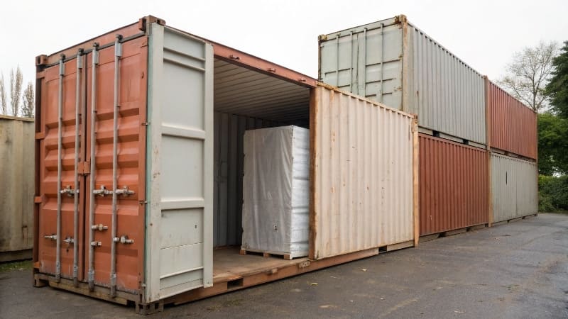 used shipping container benefits